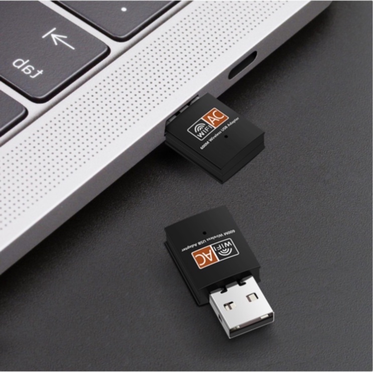 [Hỏa Tốc - BH 6 TH] Nâng cấp WiFi 5G dễ dàng với USB WIFI 600Mbps cho máy bàn PC và laptop card mạng usb hai băng tầng