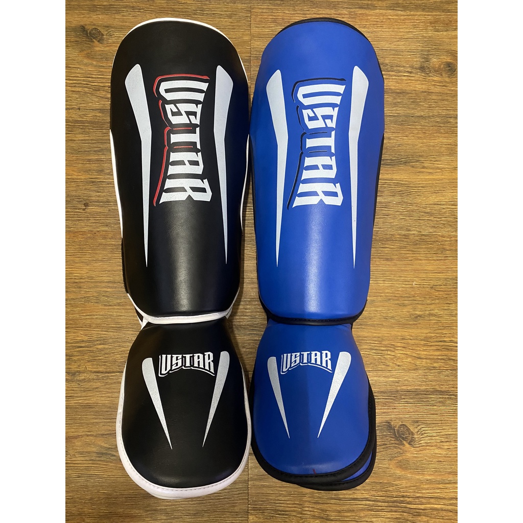 Giáp Chân bảo hộ chân ống chân MU bàn chân boxing cao cấp VStar có giá sỉ tốt cho phòng võ và HLV giáp có nhiều màu Size