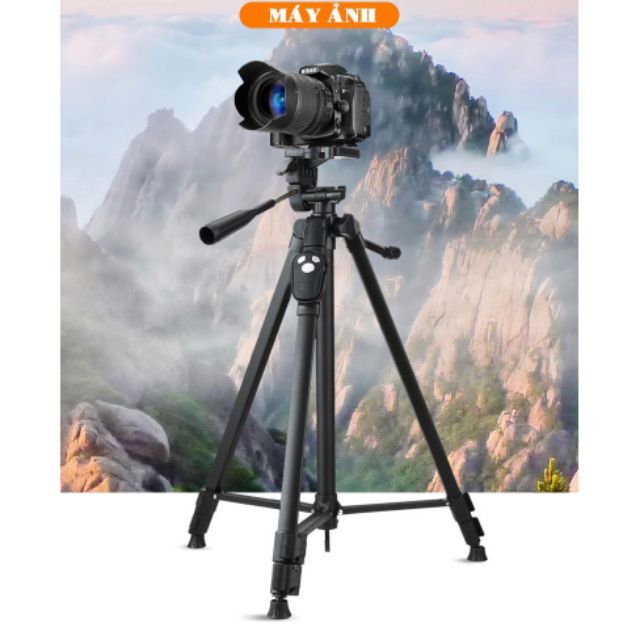 [HÀNG MỚI] Tripod 3388 Có Bluetooth Remote - Mẫu Mới Cao 140 Cm