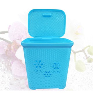 Giỏ đựng đồ nắp hình hoa Việt Nhật [GIỎ LỚN]