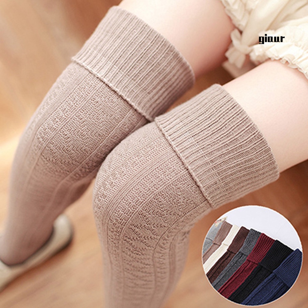 Đôi tất chân cao qua gối thời trang cho nữ