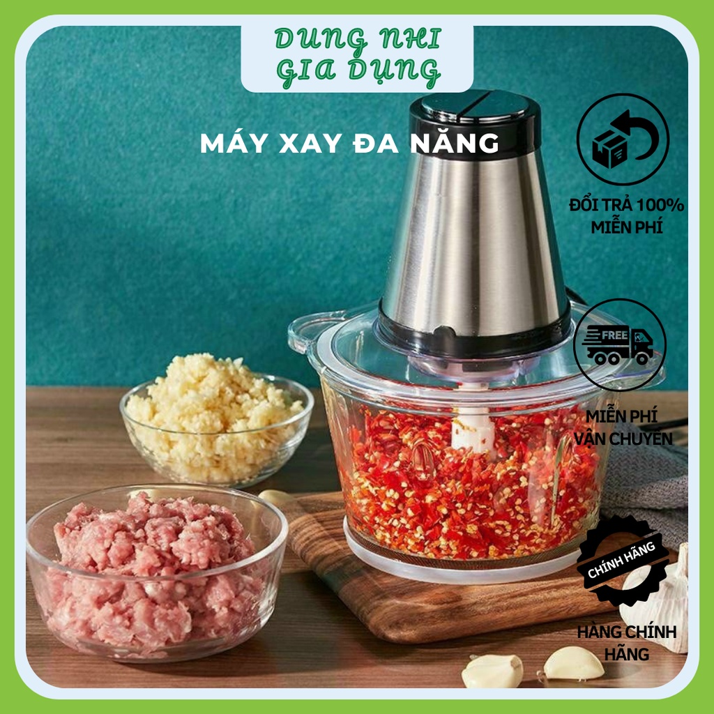 Máy Xay Thịt Máy Xay Đa Năng Kitchen Expert Thép Không Gỉ Xay Sinh Tố Cao Cấp Bảo Hành 12 Tháng