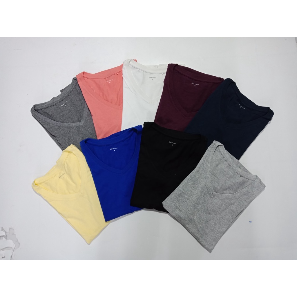 Áo phông nữ chất liệu cotton mềm mại cổ tim 45-75kg