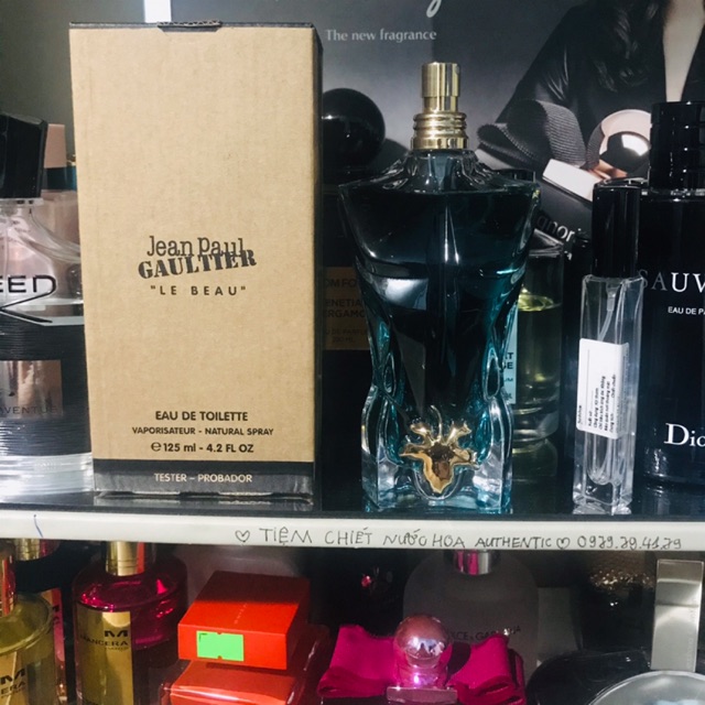 Mẫu Thử nước hoa nam Jean Paul Gaultier Le Beau for men EDT 0.33fl.oz