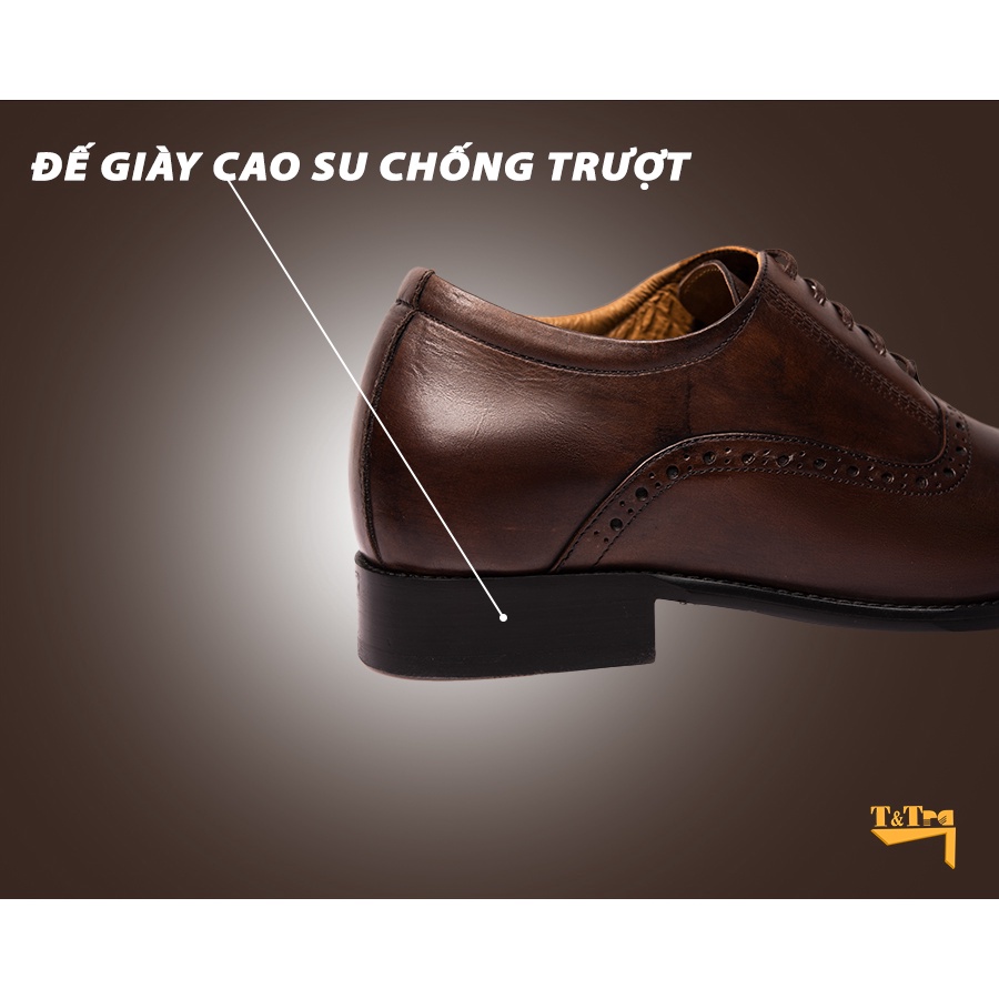 [ 6CM ] Giày Cao Nam T&amp;TRA A210NT