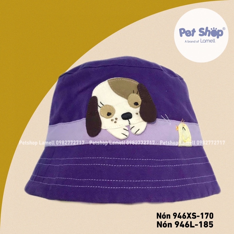 NÓN Thương Hiệu PETSHOP cho bé DOZ-946 chất Cotton Thoáng Mát ( Ảnh Thật của Shop)