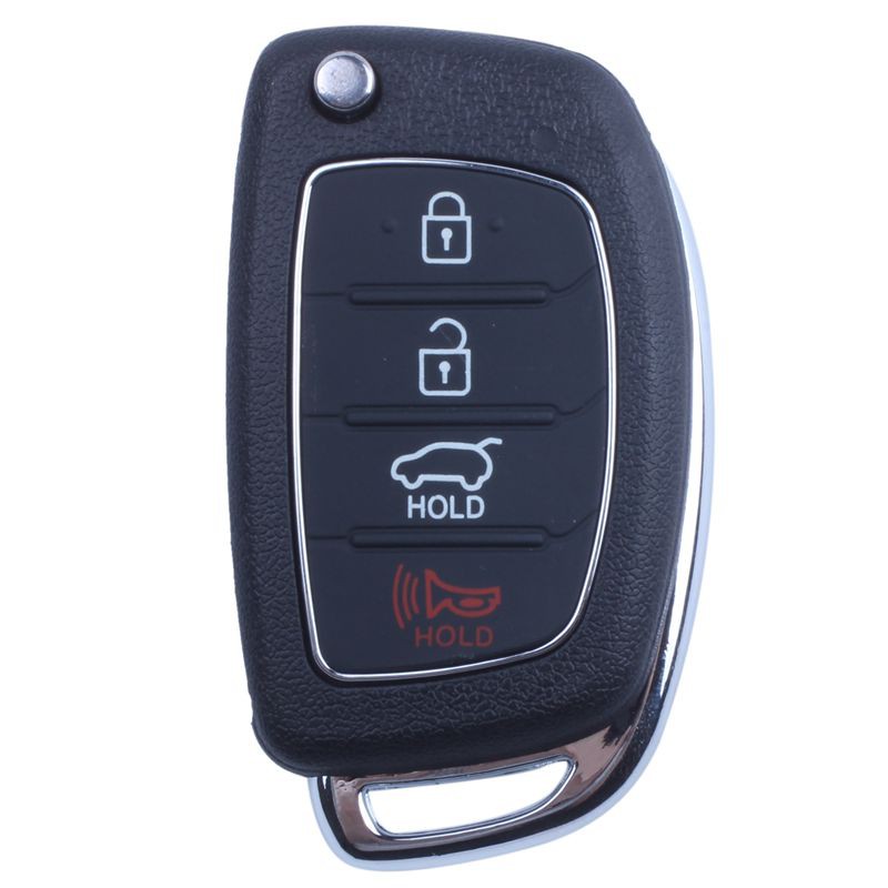 Vỏ chìa khóa điều khiển từ xa 4 nút bấm cho Hyundai Santa Fe chất lượng cao