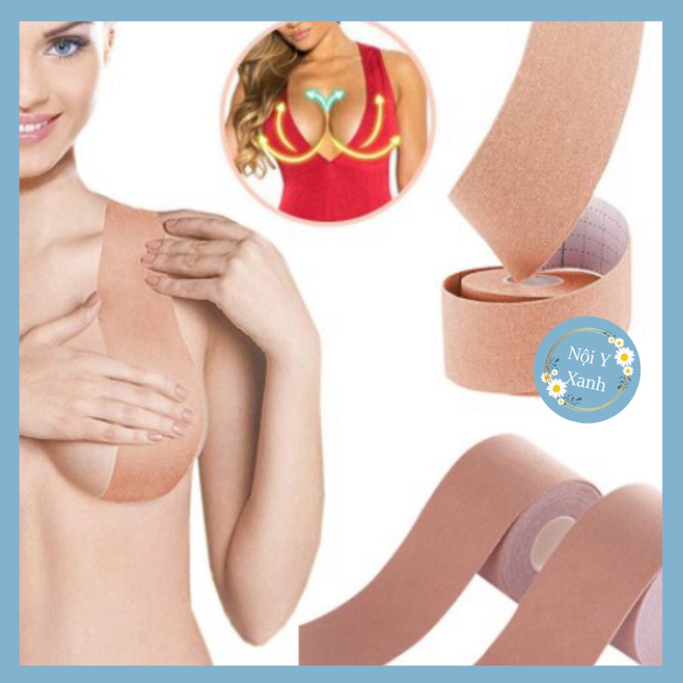 (DÁN NÂNG NGỰC) Cuộn Băng Dán Nâng Ngực Tự Dính Thoáng Khí Tiện Lợi nội y xanh chất cực đẹp, sang chảnh, đồ lót