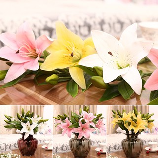 Hoa lily giả để trang trí