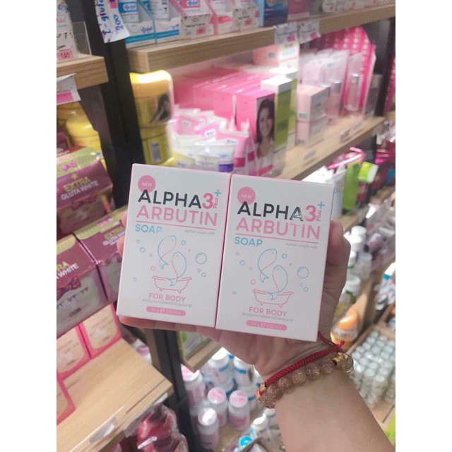 Soap Xà Phòng Tắm Trắng Da Body ALPHA ARBUTIN 3+ Plus 80g - Thái Lan | BigBuy360 - bigbuy360.vn