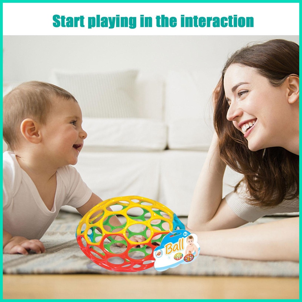 Bóng Có Lỗ Đồ Chơi Phát Ra Âm Thanh Giáo Dục Sớm Cho Bé Hơn Ba Tháng