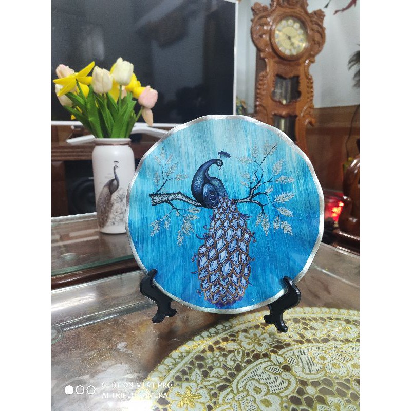 Đĩa phong thủy tài lộc 22 cm | BigBuy360 - bigbuy360.vn