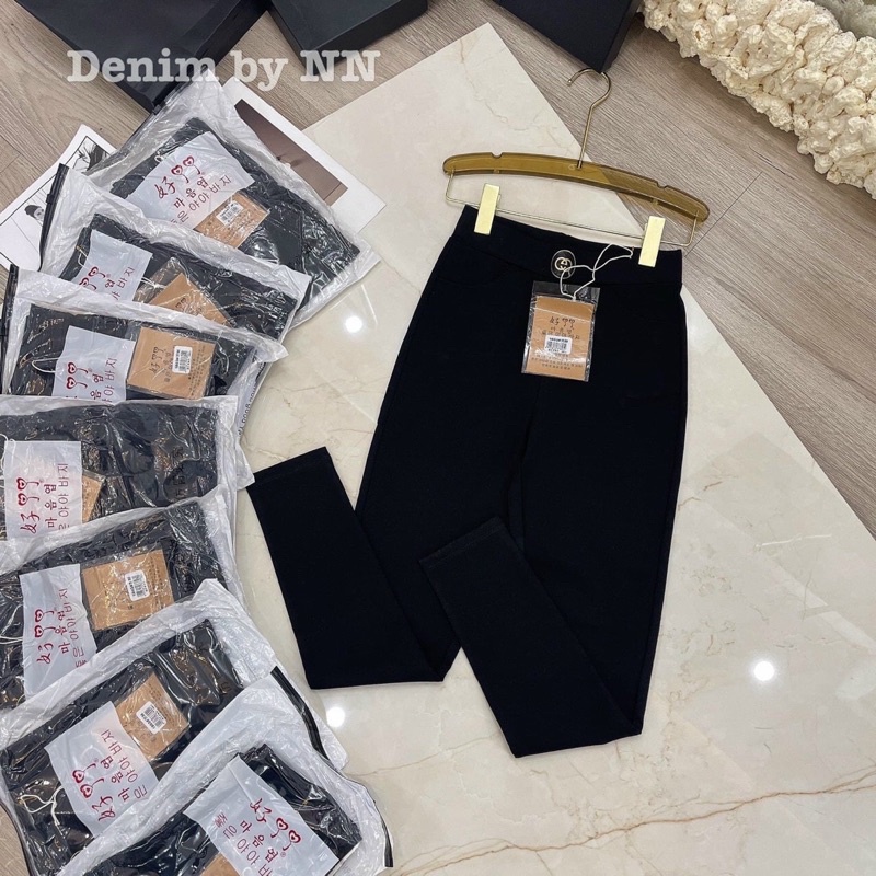 Quần legging Hàn túi zip