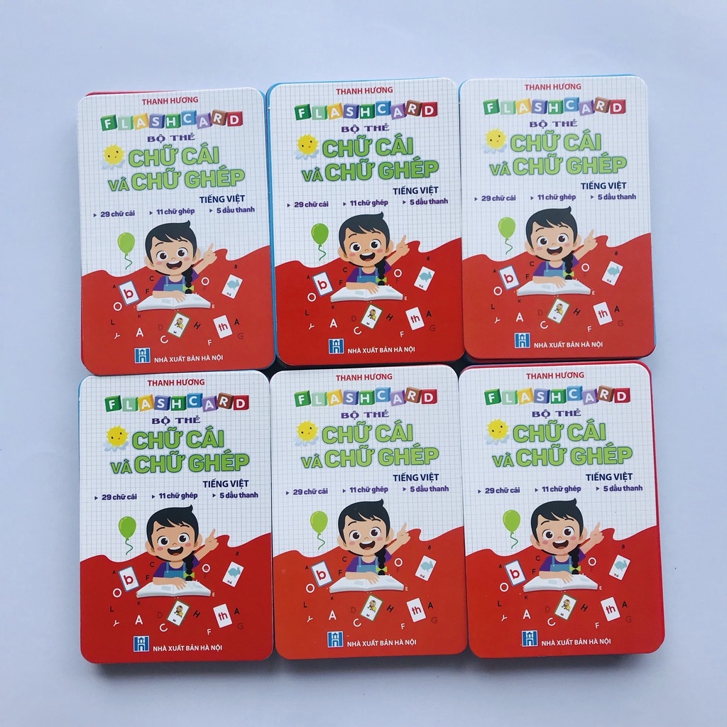 Sách - Flashcard 42 Thẻ Chữ Cái Và Chữ Ghép Đánh Vần Tiếng Việt