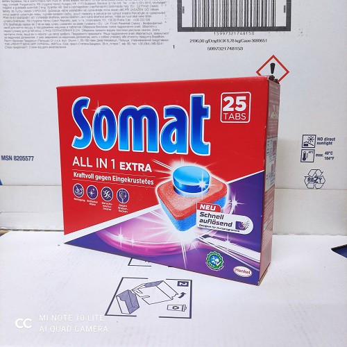 Viên rửa bát Somat hộp 25 viên