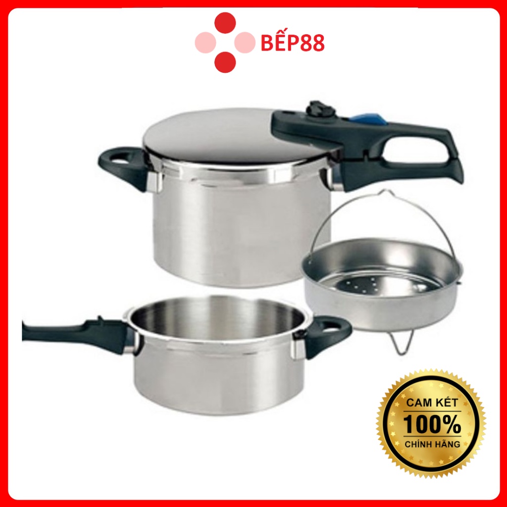 Set Nồi Áp Suất Đôi Elo Praktika Plus XL 3L/6L