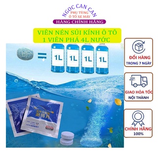 Viên sủi rửa kính ô tô 1 viên pha 4 lít nước siêu sạch
