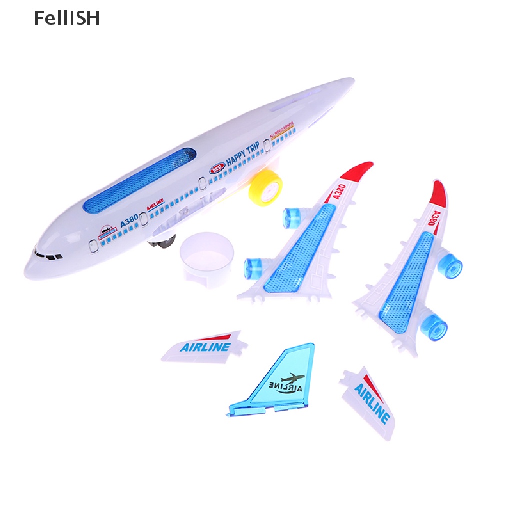 Máy Bay airbus A380 Đồ Chơi Phát Nhạc Và Đèn flash Cho Bé 439br