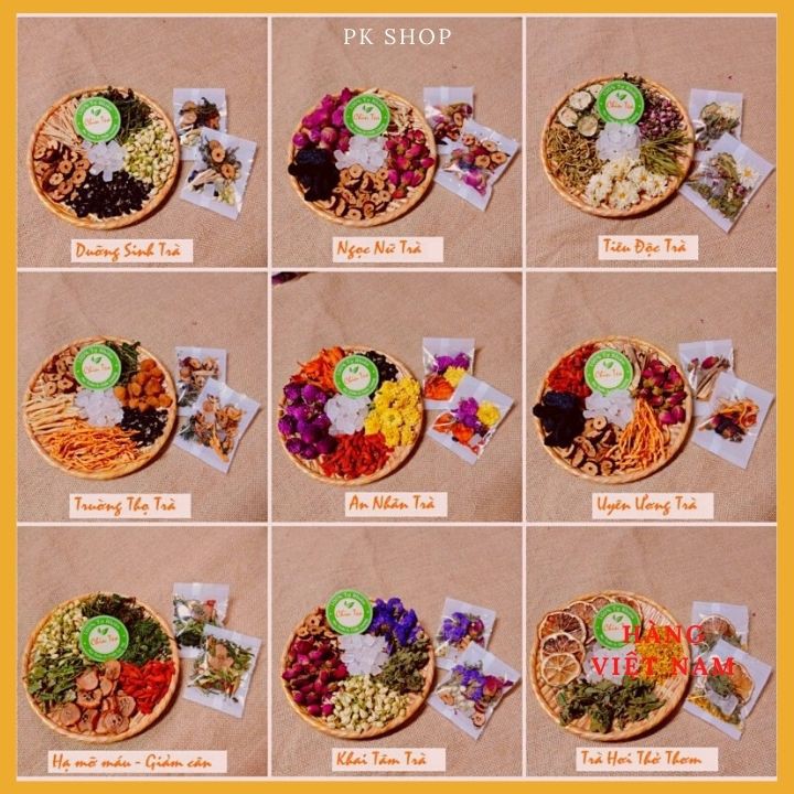 [ HÀNG VIỆT NAM ] Trà Thảo Mộc Oganic/ Trà Hoa Tổng Hợp ❤️ Detox - Chăm Sóc Sức Khỏe, Sắc Đẹp ❤️ - P1 | BigBuy360 - bigbuy360.vn