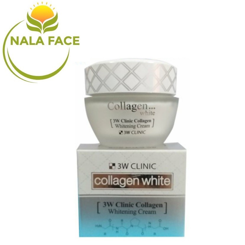 Kem Dưỡng Trắng Da Tinh Chất Collagen 3W Clinic Collagen Whitening Cream (60ml)