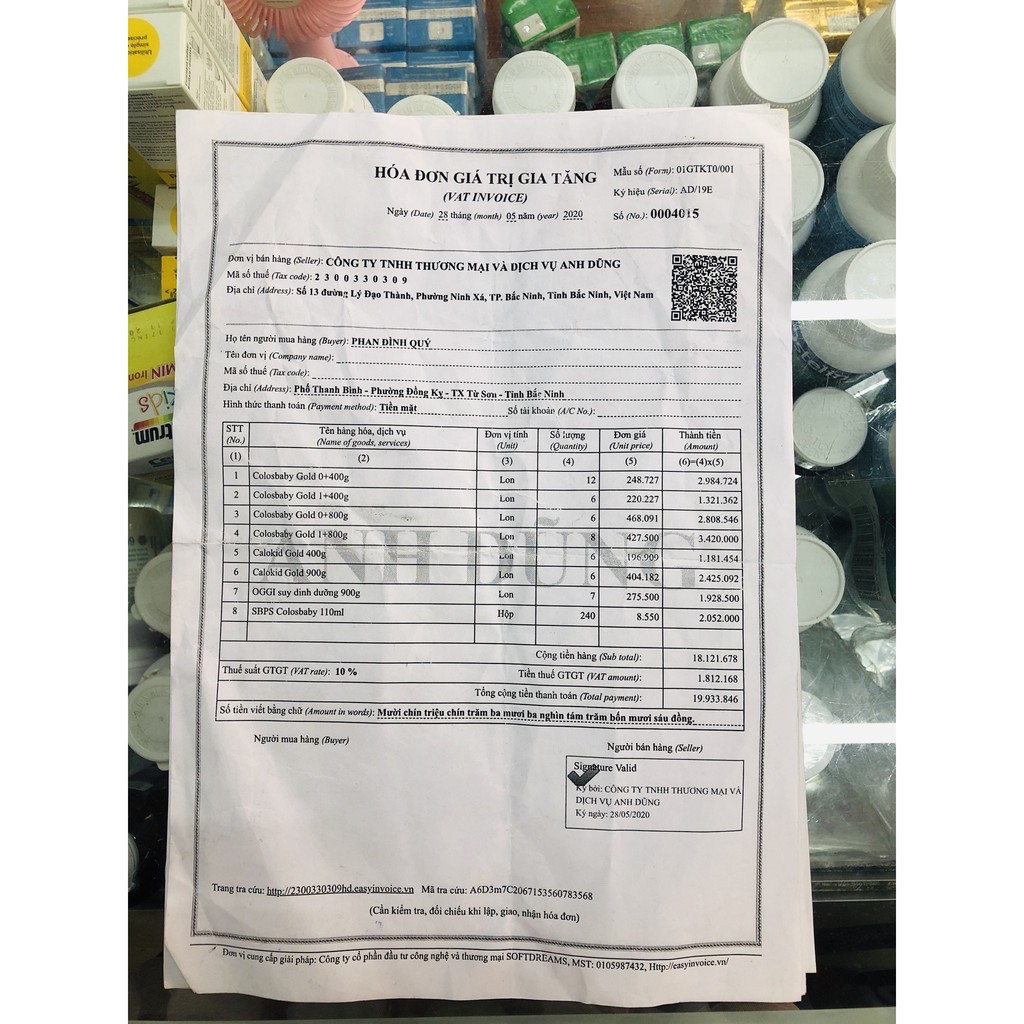 Sữa non colobaby 0+ 900g hàng chính hãng vitadairy