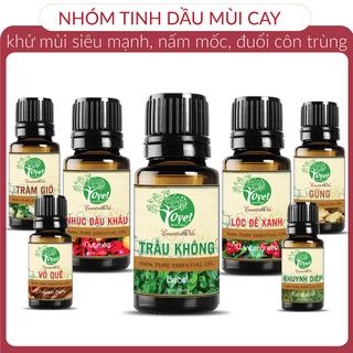 [7 Tinh Dầu OYe Nhóm cay Spicy] Khử mùi siêu mạnh sát khuẩn nấm mốc côn trùng