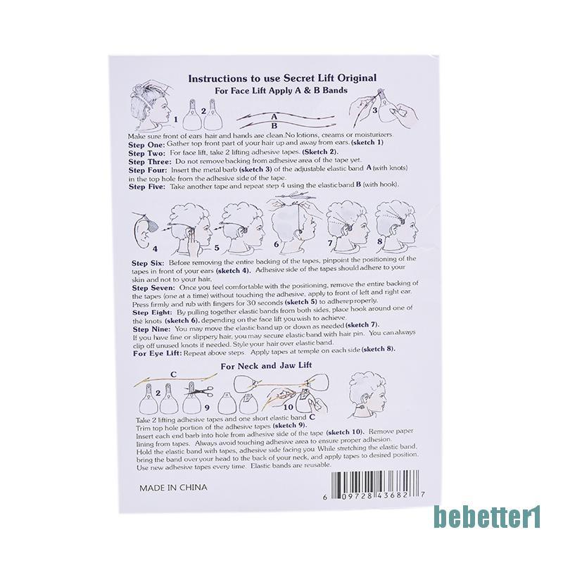 (Hàng Mới Về) 1 Bộ 40 Miếng Dán Nâng Cơ Mặt Và Cổ Chống Nếp Nhăn | BigBuy360 - bigbuy360.vn