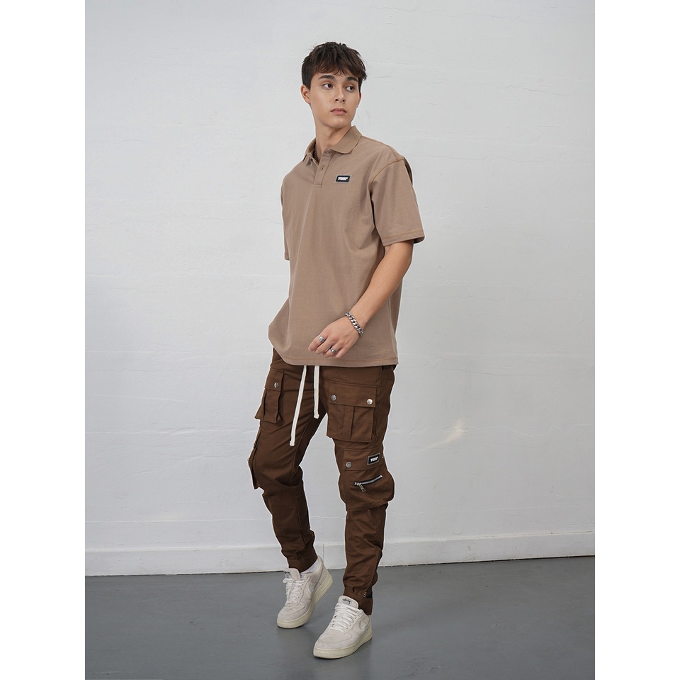 Quần túi hộp lưng thun dây kéo TOBI - Zipper Cargo Pant