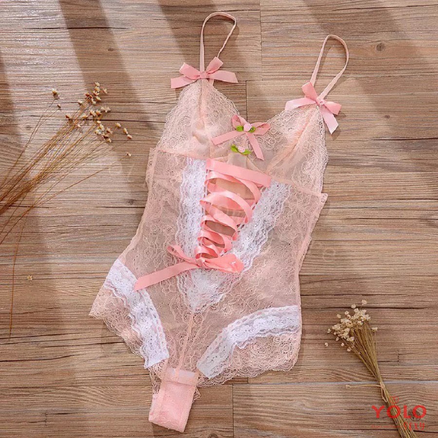 Bộ đồ lót ren jumpsuit ôm trọn body cao cấp A07