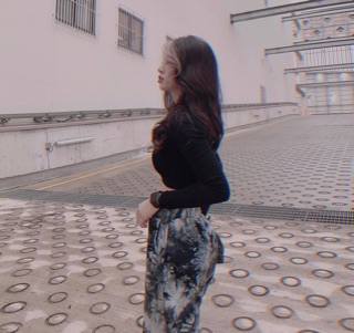 Set áo croptop mix quần loang