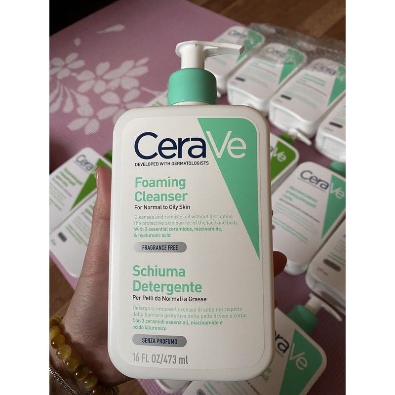 [Đủ bill pháp bay Air] Sữa rửa mặt Cerave dịu nhẹ 236ml | BigBuy360 - bigbuy360.vn