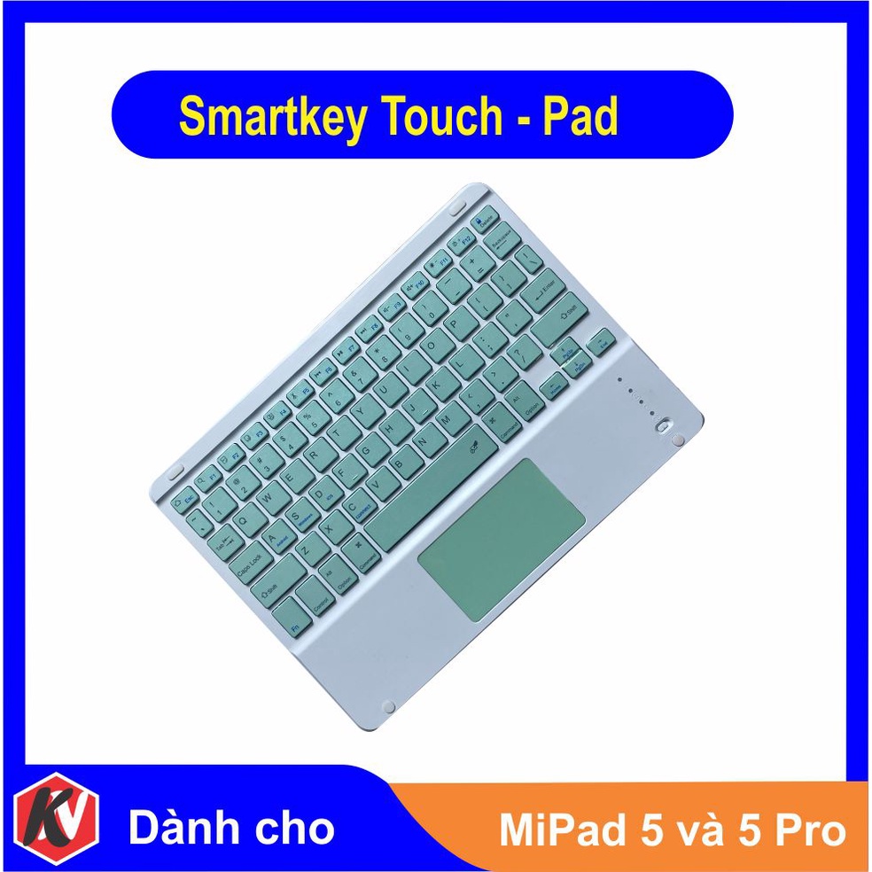 Bộ Smart key touch pad blutooch, cover bao da,  mouse  cho máy tính bảng Mipad5, Mipad5 Pro- Nam Khanh