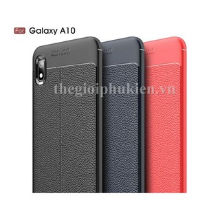 Ốp lưng SamSung Galaxy A10 silicon giả da, chống sốc Auto Focus