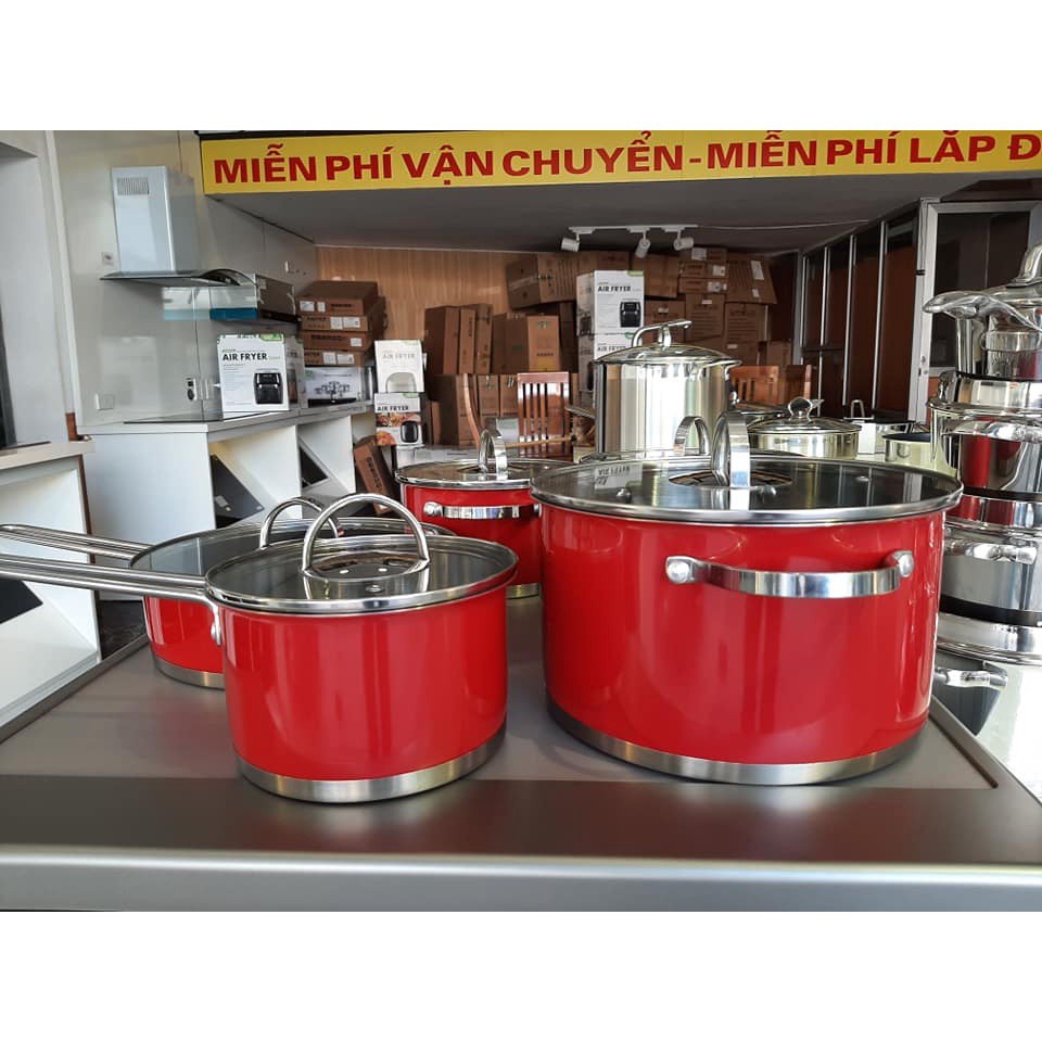 Bộ nồi từ KOCHER 4 món - KOCHER MUNICH 5 món - Faster Ruby 5 món - Bảo hành 1 đổi 1 chính hãng