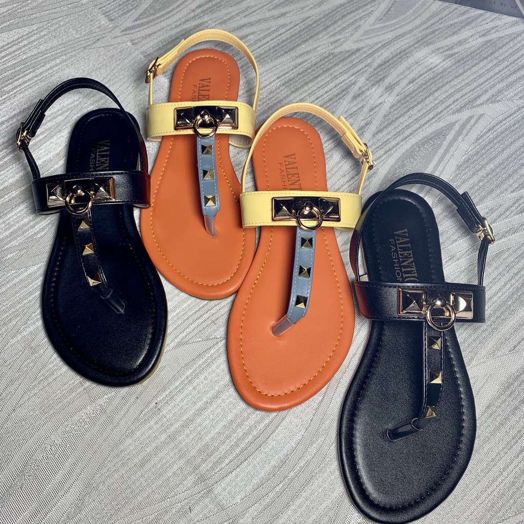 Sandal Kẹp Tán Đinh HM - Đế Xịn