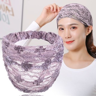 Băng Đô Ren Bản Rộng Thời Trang Hàn Quốc Dành Cho Nữ