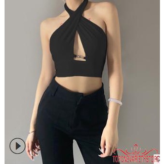 Áo Lửng Nữ Không Tay Hở Lưng Quyến Rũ | BigBuy360 - bigbuy360.vn