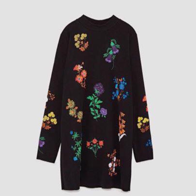Váy in hoa zara dư xịn