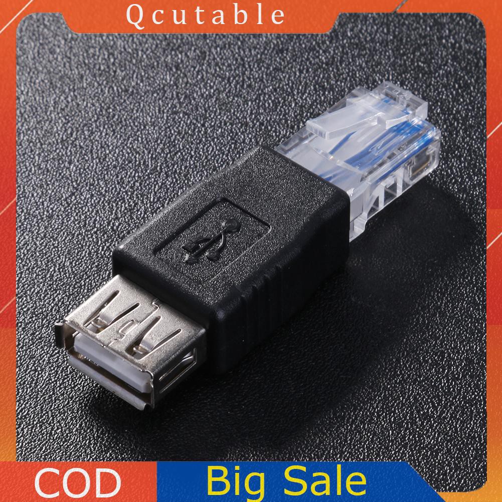 Giắc Chuyển Đổi Từ Ethernet Rj45 Male Sang Usb Female Lan Network Cable