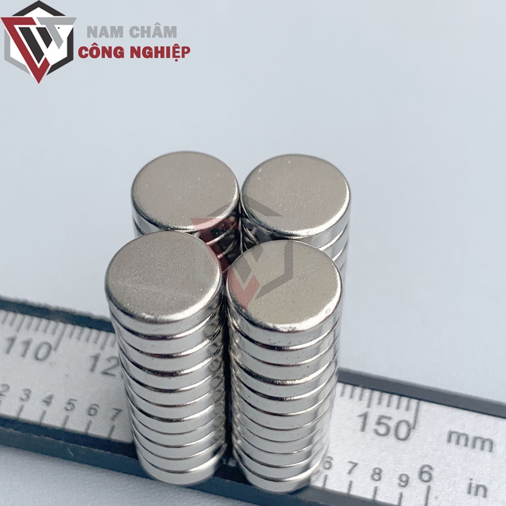 Nam châm tròn kích thước 10x1mm, 10x3mm, 10x5mm nam châm giá rẻ