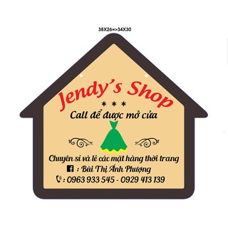 Bảng gỗ  Jendy's SHop