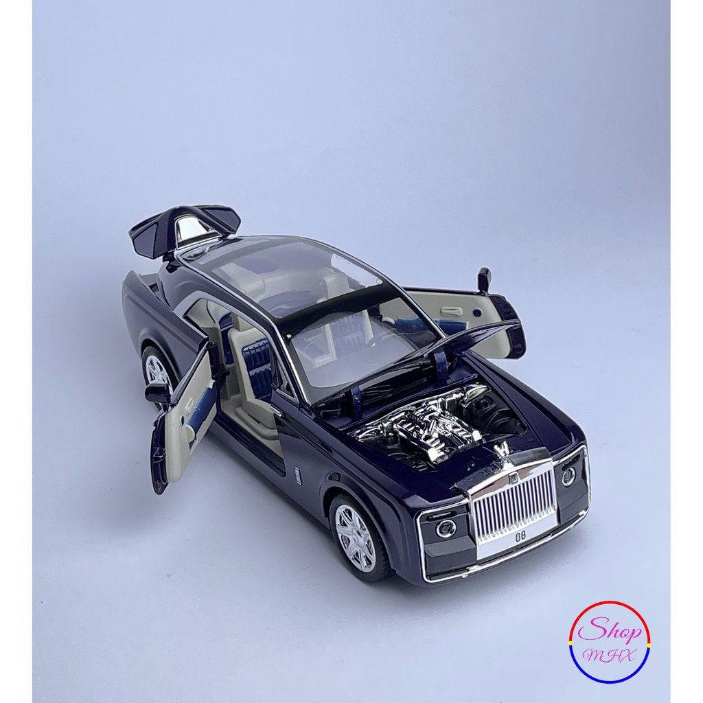 Xe mô hình sắt Rolls-Royce Sweptail TẶNG KÈM BIỂN SỐ tỉ lệ 1:24 XLG