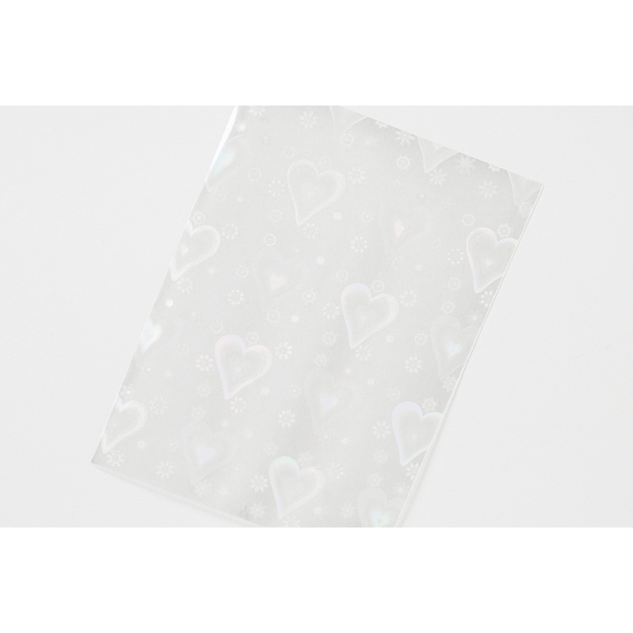 Sleeves ARTBOX Hàn Quốc Bọc Card Đựng Ảnh Trang Trí Photocard Polaroid Trái Tim Hologram 10 Tấm