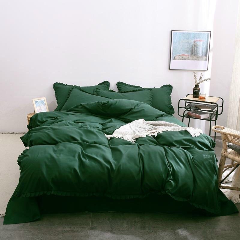 Bộ chăn ga gối cotton Tici - Mẫu bèo nhúm mới nhất