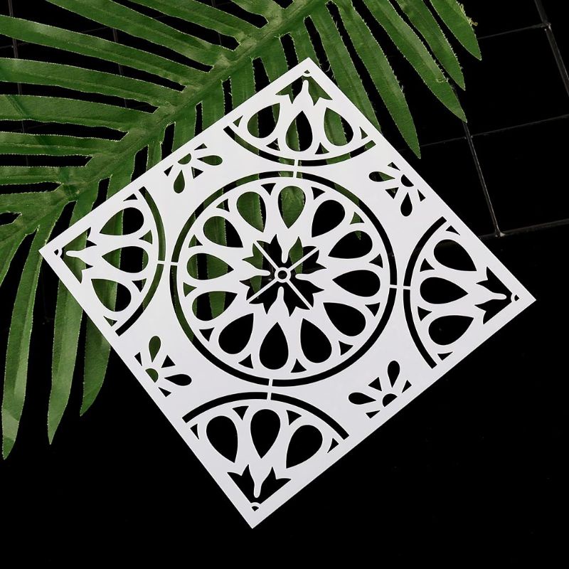 Set 16 Thước Khuôn Vẽ Họa Tiết Mandala Độc Đáo Trang Trí Album DIY