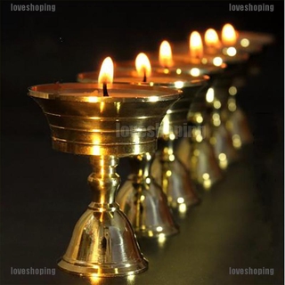 Chân Nến Bằng Hợp Kim Đồng Mạ Vàng Nhiều Kích Cỡ Độc Đáo