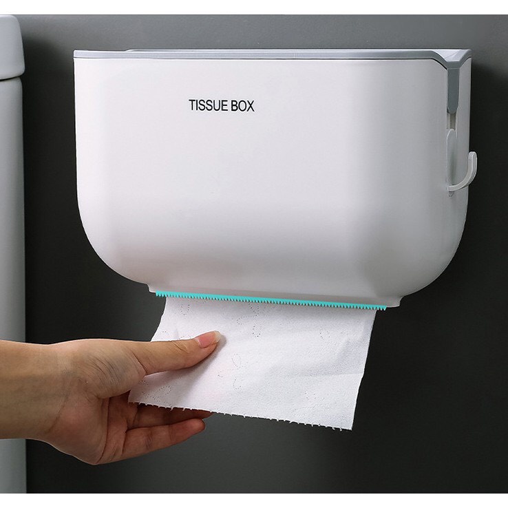 Hộp đựng để giấy vệ sinh dán treo tường để đồ phòng tắm TISSEU BOX