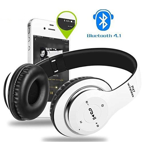 Tai nghe bluetooth P47 chụp tai bass đập cực mạnh, tai nghe không dây P47 có khe cắm thẻ nhớ