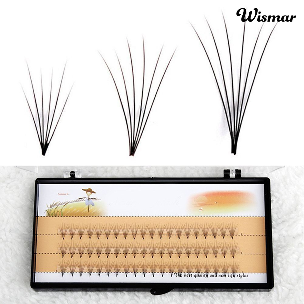 Bộ 57 Cụm Lông Mi Giả Sợi Tách Riêng Nối Dài 8/10/12mm