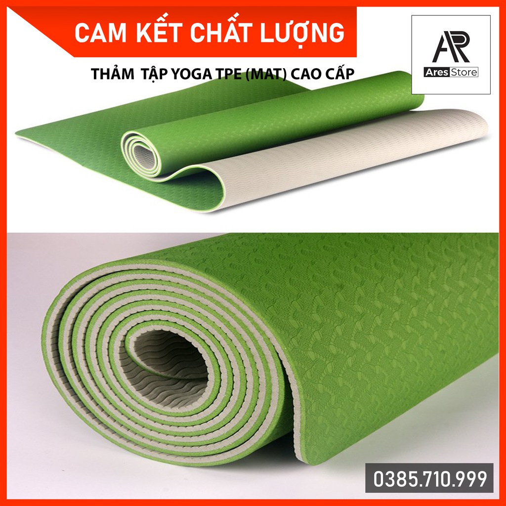 Thảm tập yoga TPE 2 lớp cao cấp